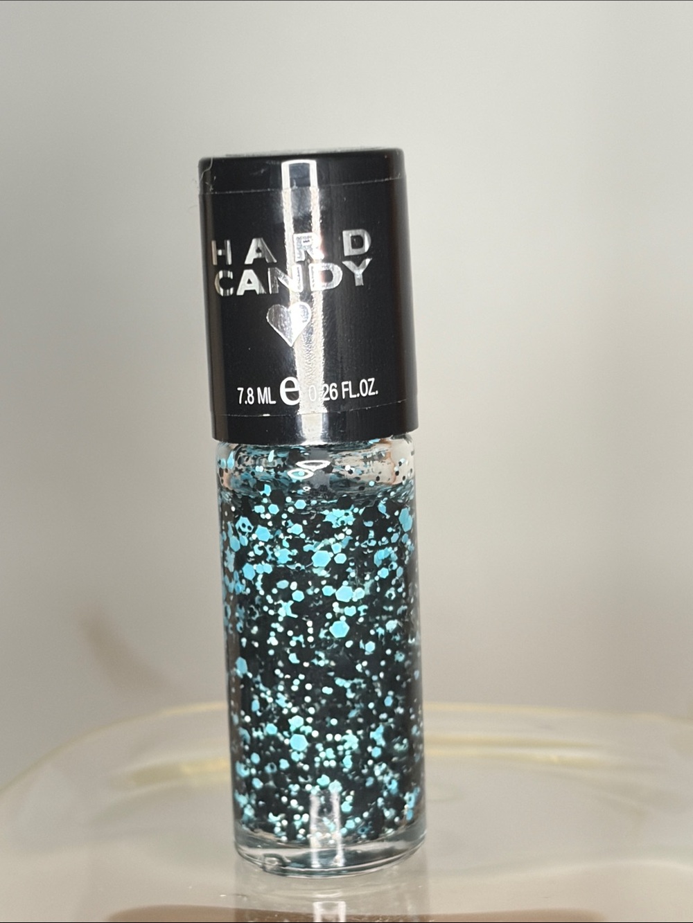 Hard Candy Nail Color with Turquoise Glitter in bachelor party